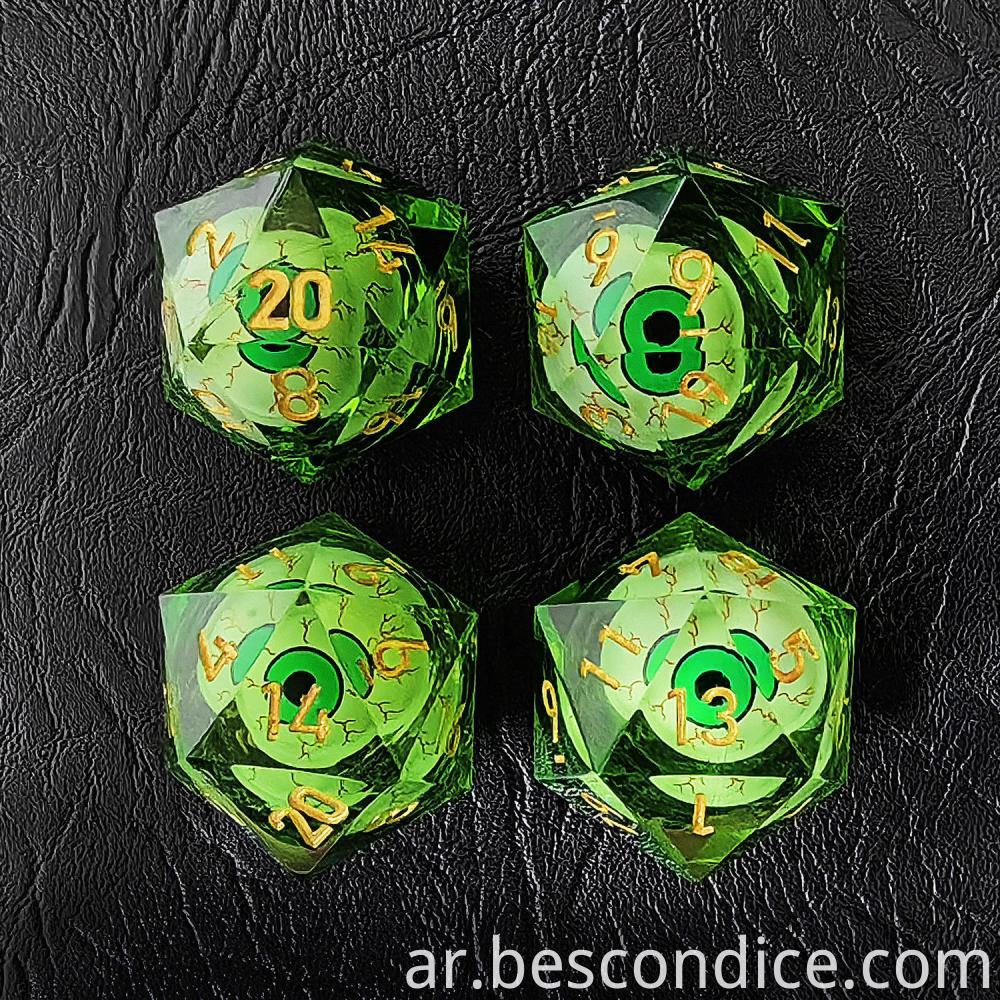 Wizard Eye Liquid Core Dice 20 Sides 2